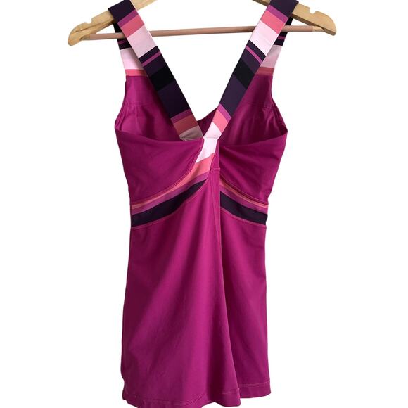 Lululemon Cross-Back Strappy Tank Top - Stripe Size 10‎ - Women's - Picture 3 of 6